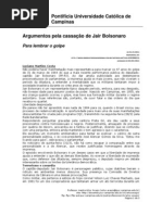 Exercício de argumentação