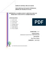 Derechos Colectivos y Territorialidad