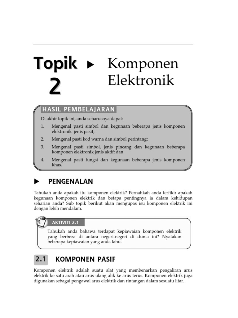 Komponen elektronik