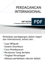 PERDAGANGAN INTERNASIONAL