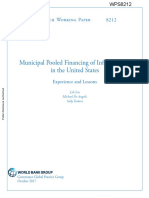 Municipal Pooled Financing of Infrastructure in The United States