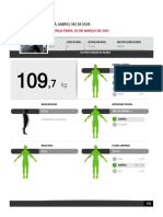 Relatório de composição corporal e saúde metabólica