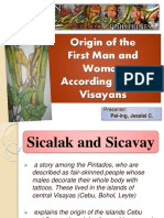 Origin of The First Man and Woman According To The Visayans: Presenter