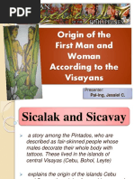 Origin of The First Man and Woman According To The Visayans: Presenter