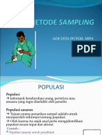 METODE SAMPLING (Pertemuan 7)