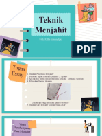 Tugas Teknik Menjahit Kelas X