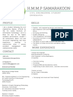Mint Green Lines Photo Marketing Assistant Modern Resume