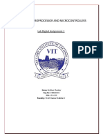 Eee4001 - Microprocessor and Microcontrollers: Lab Digital Assignment-1