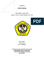 Tugas Mata Kuliah Teori Hukum I PDF