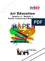 Art Education: Quarter 3 - Module 1 South, Central and West Asia