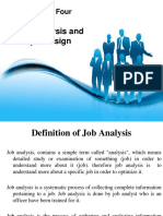 Job Analysis and Job Design: Chapter Four