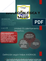 Resumen Unidad Calentamiento Deportivo 3° y 4°básicos