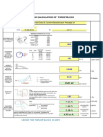 Design Calculation of Thrustblock: Central Doha & Corniche Beautification Package 2A