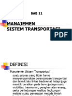 Manajemen Sistem Transportasi 1