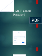 Reset MOE Gmail Password