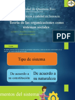 Teoría de Las Organizaciones Como Sistemas Sociales