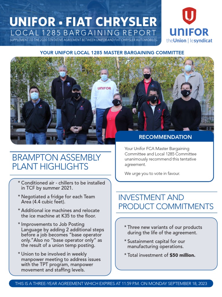 Local 1285 Bargaining Agreement Summary | PDF | Apprenticeship