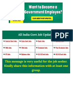 All India Govt Job Updates Under 40 Characters