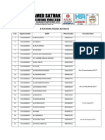 Ii Year Name List (2020-2024)