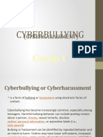 Cyberbullying: (Cyberharassment)