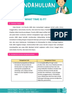 B. Inggris - Modul 3 - What Time Is It