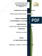 Informe Preliminar de La Práctica Realizada en Amado Nervo