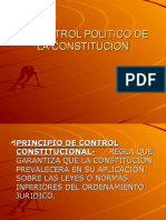 EL CONTROL POLITICO DE LA CONSTITUCION