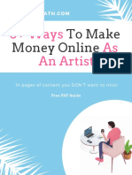 To Make Money Online: 6+ Ways As An Artist