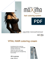 Vital Hair coloring cream professional hair coloring system