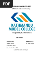 Kathmandu Model College: (Affiliated To Tribhuvan University)