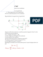 How To Calculate Sag