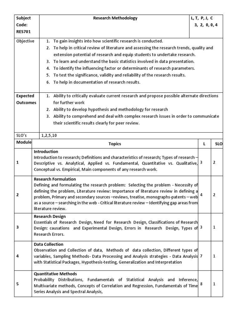 Comprehensive Research Methodology Guide | PDF | Statistics ...