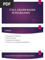 Call Graph Based: Integration