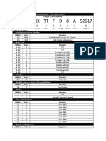 Wf0 D XX TT F D 8 A 52617: Decoding Ford Transit Chassis Number - Year 2002 To 2009