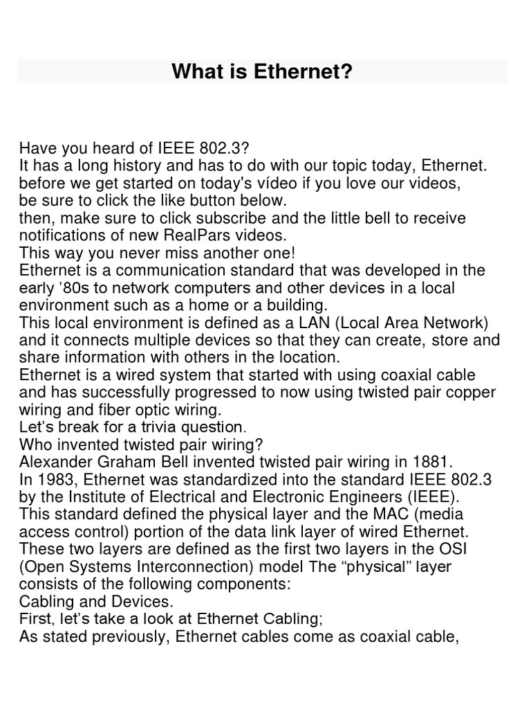 What Is PDF Computer Network