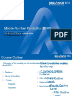 Mobile Number Portability (MNP) : Click To Edit Master Subtitle Style