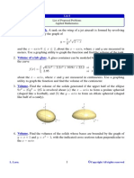Volume of A Fuel Tank.: List of Proposed Problems Applied Mathematics