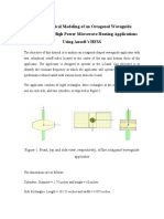 Numerical Modeling of Octagonal Waveguide