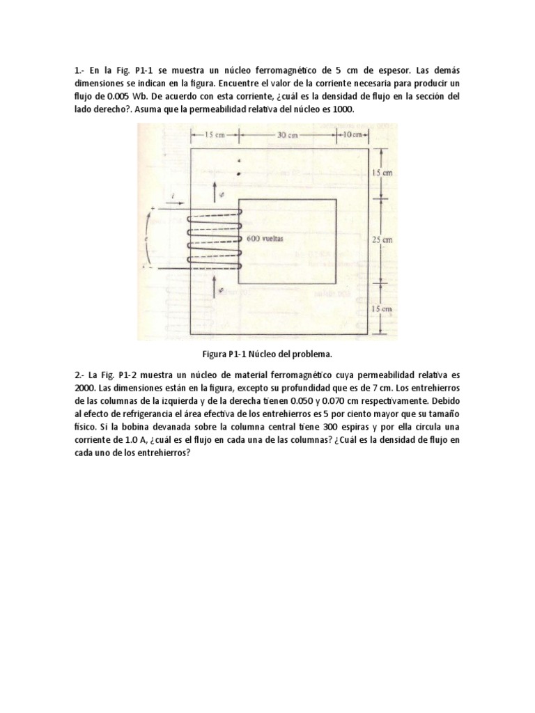 Examenmotoreselect | PDF | Campo magnético | Inductor