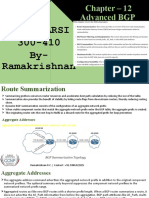 CCNP Enarsi 300-410 By-Ramakrishnan: Chapter - 12 Advanced BGP