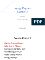 Energy Physics: 10 March 2021