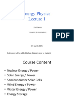 Energy Physics: 03 March 2021