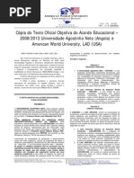 Acordo Educacional - Texto Oficial