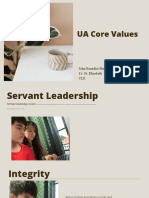 U.a Core Values.