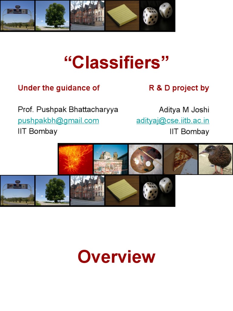 "Classifiers": R & D Project by Under The Guidance of | PDF ...