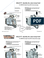 HOLD IT! Identify The Valve Body First!: For RE4FO3 (Small Case) VB's See Next Page