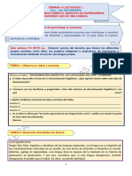 S15 Reflexionamos Sobre El Derecho de Expresarnos Haciendo Uso de Una Lengua