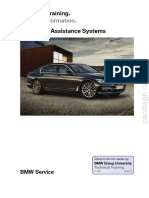 BMW 7 Series (G12) 2016+ Technical Doc - Driver Assistance Systems