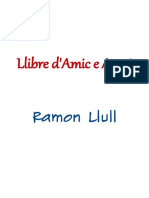 Ramon Llull - Llibre d'Amic e Amat