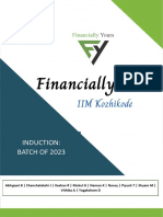 Financially Yours - Induction 2021 - Study Material